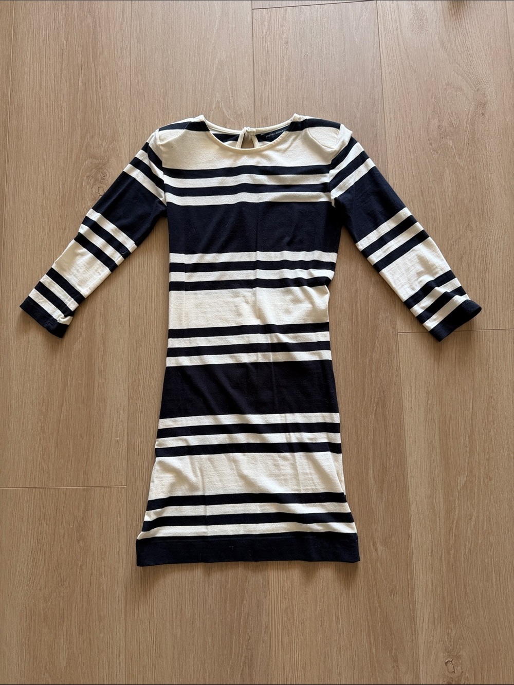 Striped Black and White Dress